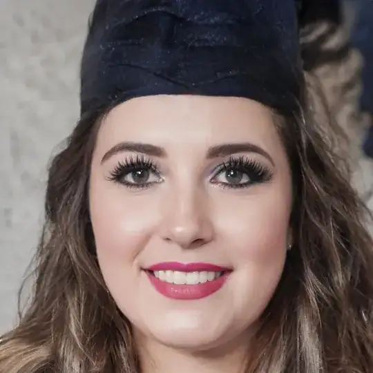 This picture of a woman's face was generated by AI