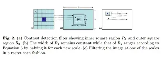 Contrast detection filter
