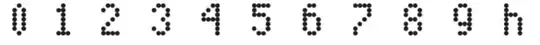 Dot Matrix Printer font