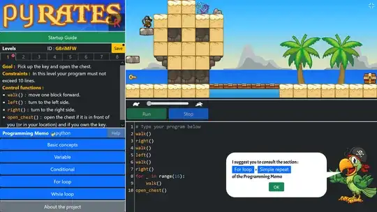 Application help screenshot