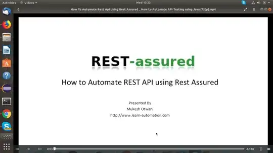 Screenshot of later how it displayed: