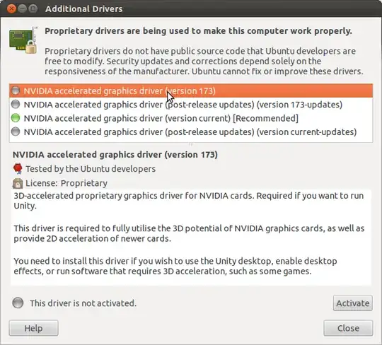 Addtional Drivers Window