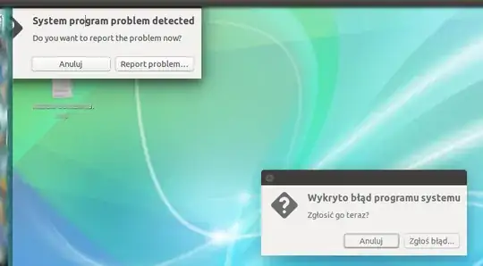 error screenshot