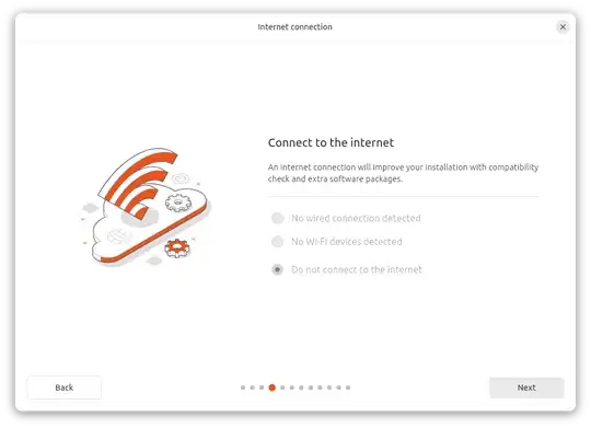 4th screen of the 'Install Ubuntu' option