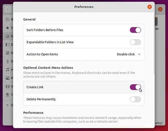 Nautilus Preferences