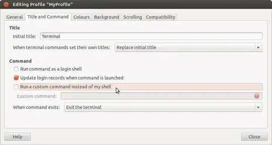 gnome-terminal profile preferences