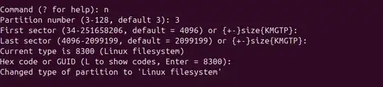 create new partition