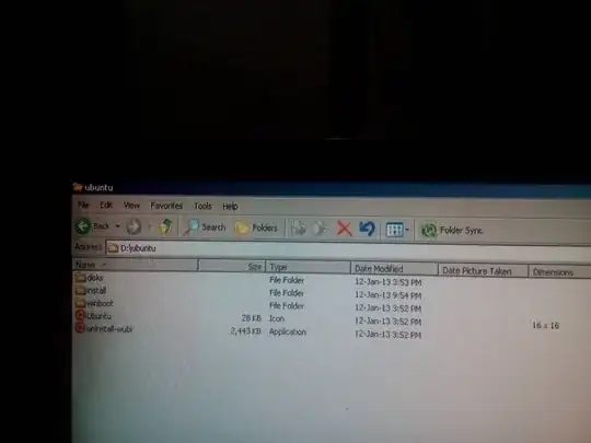 A very old desktop with Windows XP, and Ubuntu in a folder on the D partition