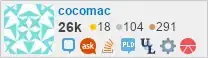profile for cocomac on Stack Exchange, a network of free, community-driven Q&A sites