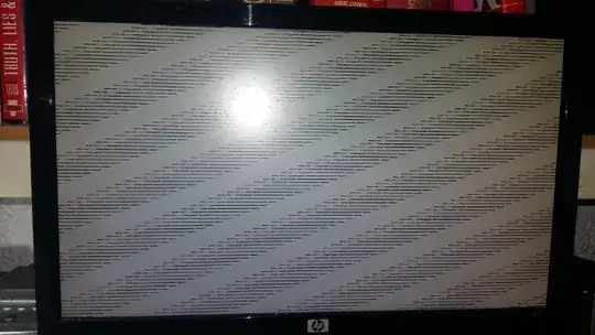Frozen screen