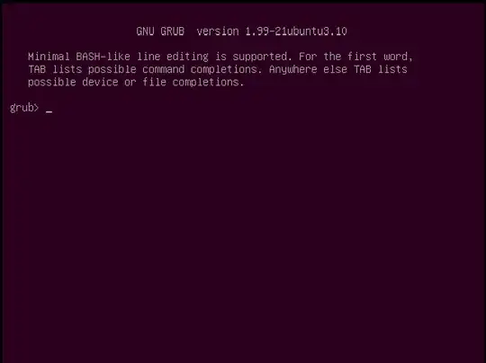 GRUB error