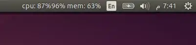 indicator-sysmonitor: cpu cores usage indicator