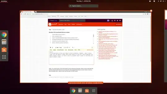 Screenshot of the problem