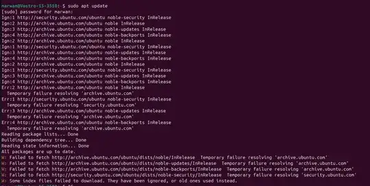APT terminal output