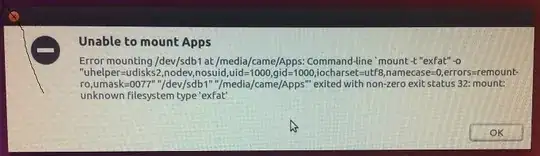 Ubuntu error message