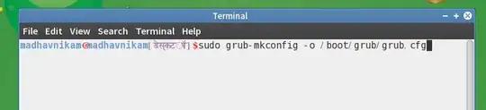 grub config