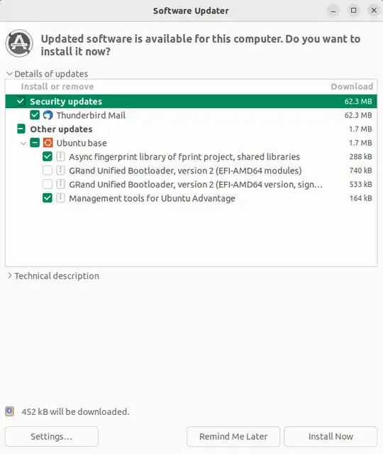 bootloader updates