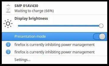 Presentation Mode toggle