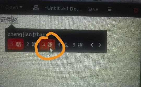 when selecting the third one, it will display as 证件3
