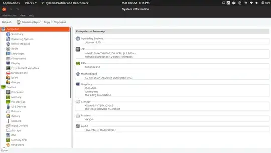 Here are the details of my pc (Ram, HDD, Processor, etc)