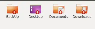directories with ! Symbol