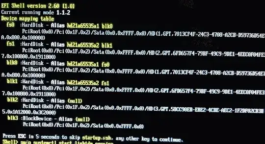 If I don't click on "ESC" this stays on