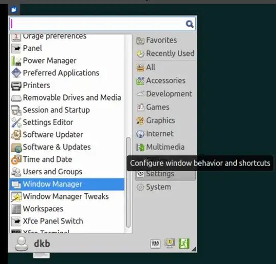 Menu > Settings > Window Manager