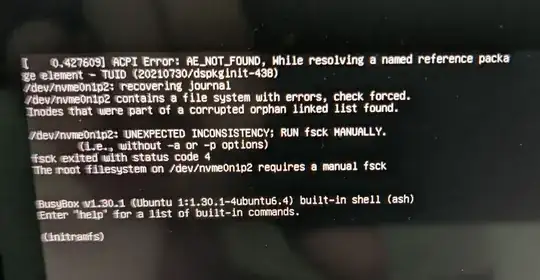 a disk problem