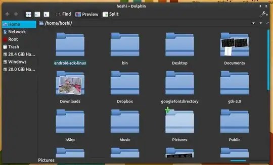 Dolphin on gnome-shell
