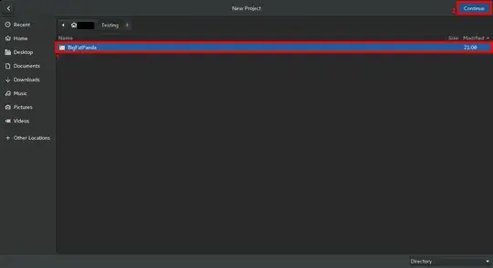 Select but don't go into folder