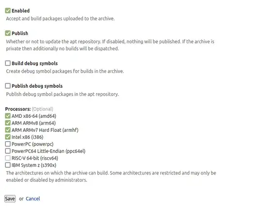 Change details settings