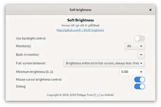 Soft brightness options