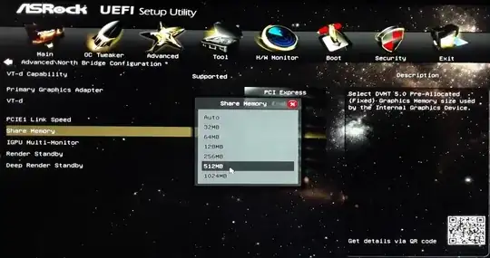 Asrock UEFI Setup Utility