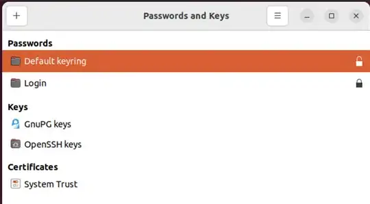 Password and Keys App