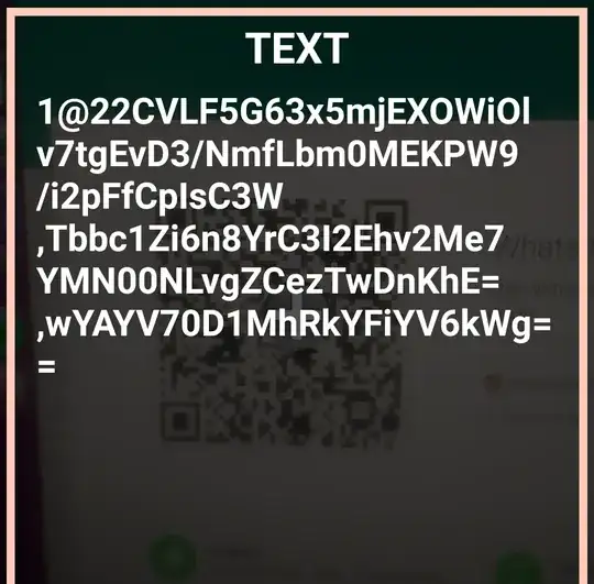 WhatsApp web QR code scanned successfully