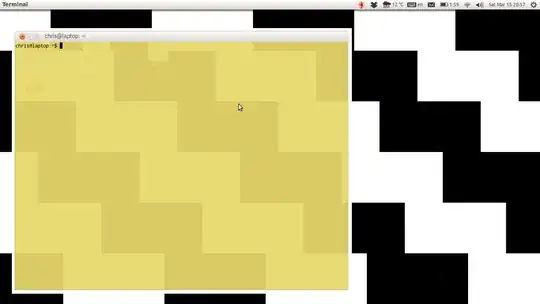wallpaper error and border of terminal window