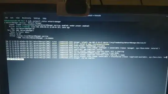 Network Manager Status