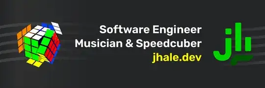 Joseph Hale is a software engineer, musician, and speedcuber