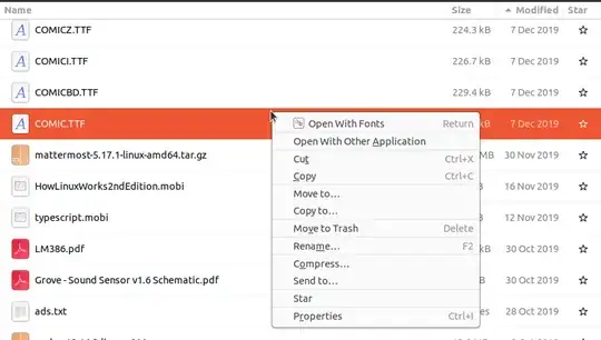 Ubuntu files context menu