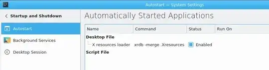 Settings dialog example