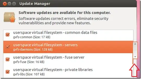 Gnome overlay scrollbar