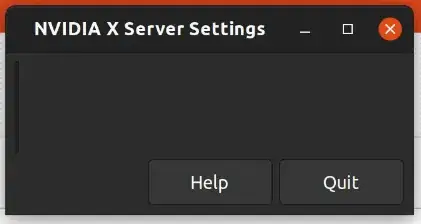 Nvidia X Server Settings on Wayland
