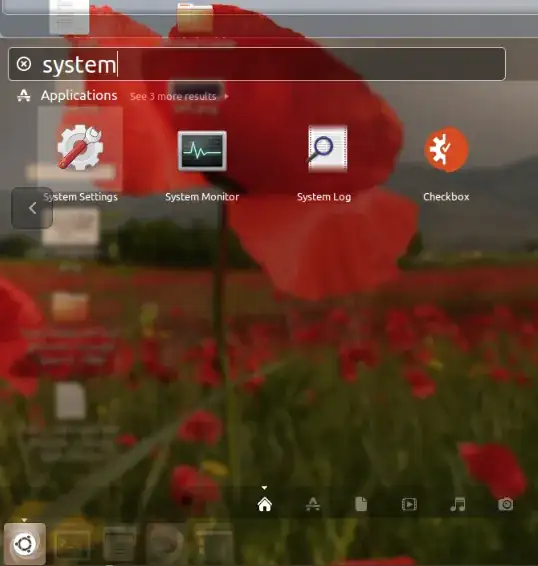 system setting