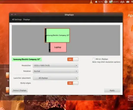 Displays Settings