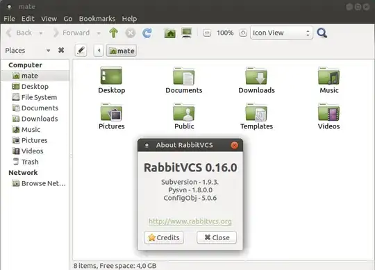 RabbitVCS on Ubuntu MATE 16.04 LTS