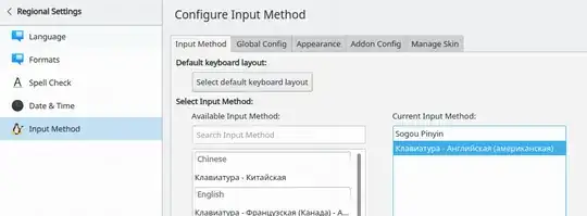 input method config