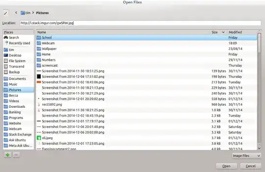open files dialog
