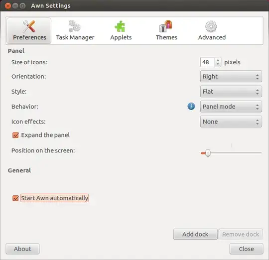 AWN Preferences