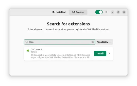 Extension Manager