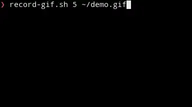 record desktop with shell